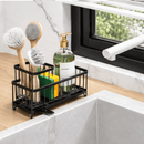 Sink Caddy Stainless Steel Kitchen Organizer Rotating Spout